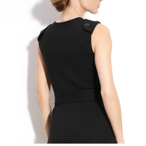Tory Burch Declan Tab Wool Blend Dress Size XS black career office classic - Picture 3 of 14